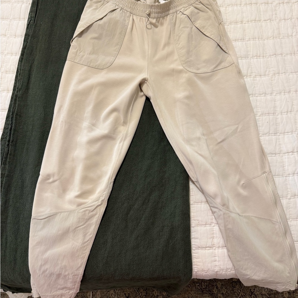 Lululemon Athletica Cream Track Pants